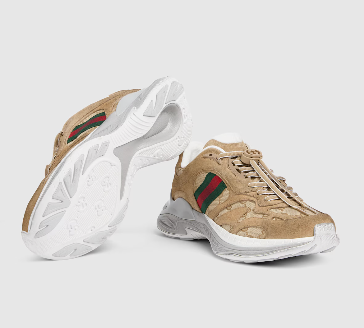 Alternative view of Giày Gucci 2.0 Trainers 'Brown' 853709-AAF57-2942