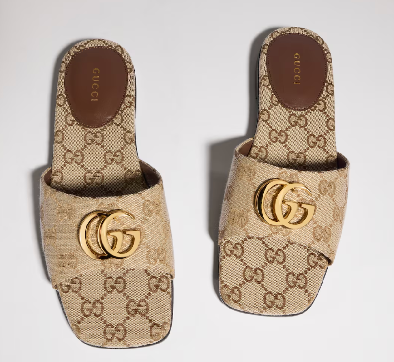 Alternative view of Dép Gucci Sandal Double G 'Sand' 870701-FAFUW-9611