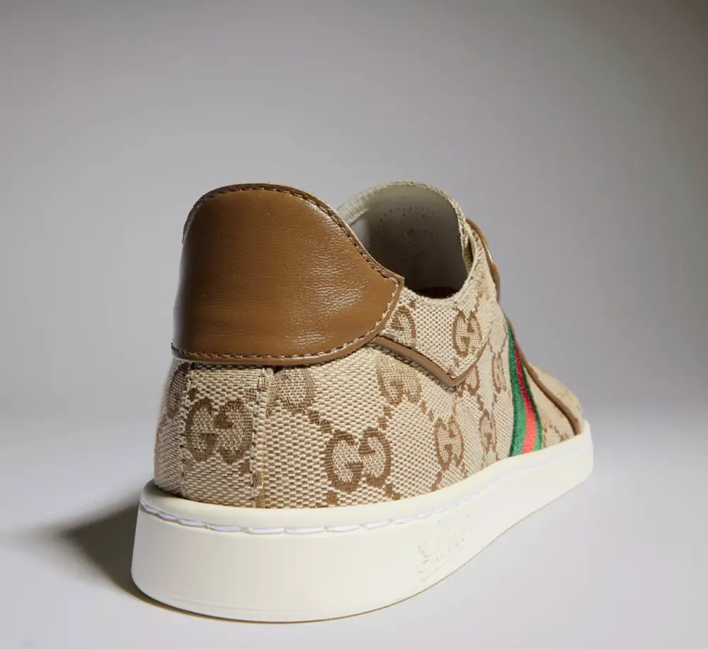 Giày Gucci Stretch Low-Top Sneaker 'Beige' 871611-FAF48-9644 - Ảnh 3
