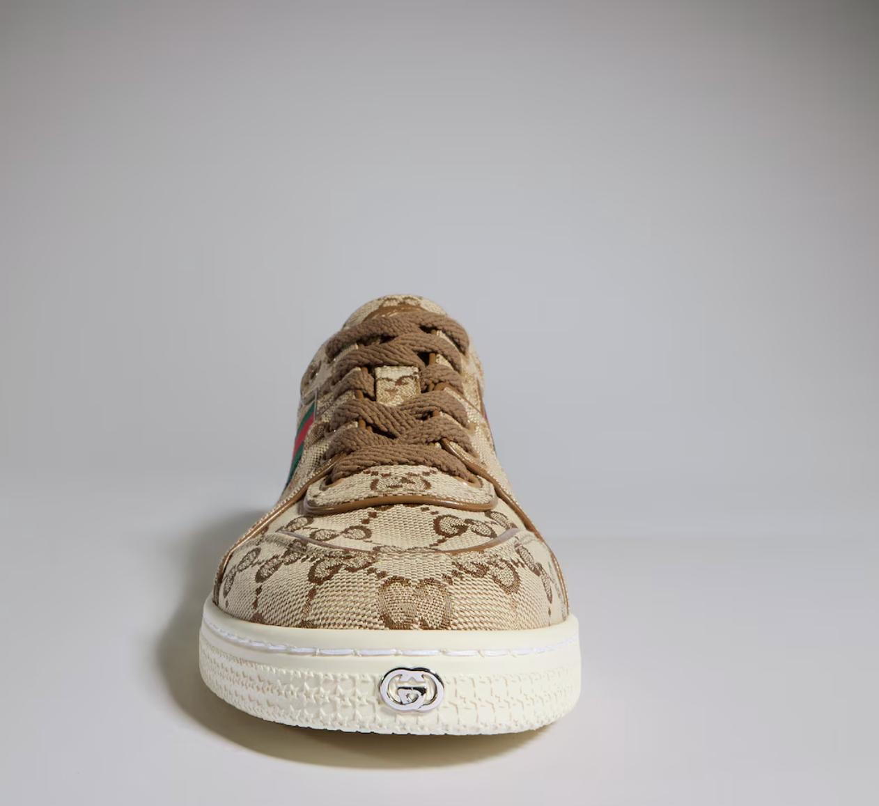 Alternative view of Giày Gucci Stretch Low-Top Sneaker 'Beige' 871611-FAF48-9644