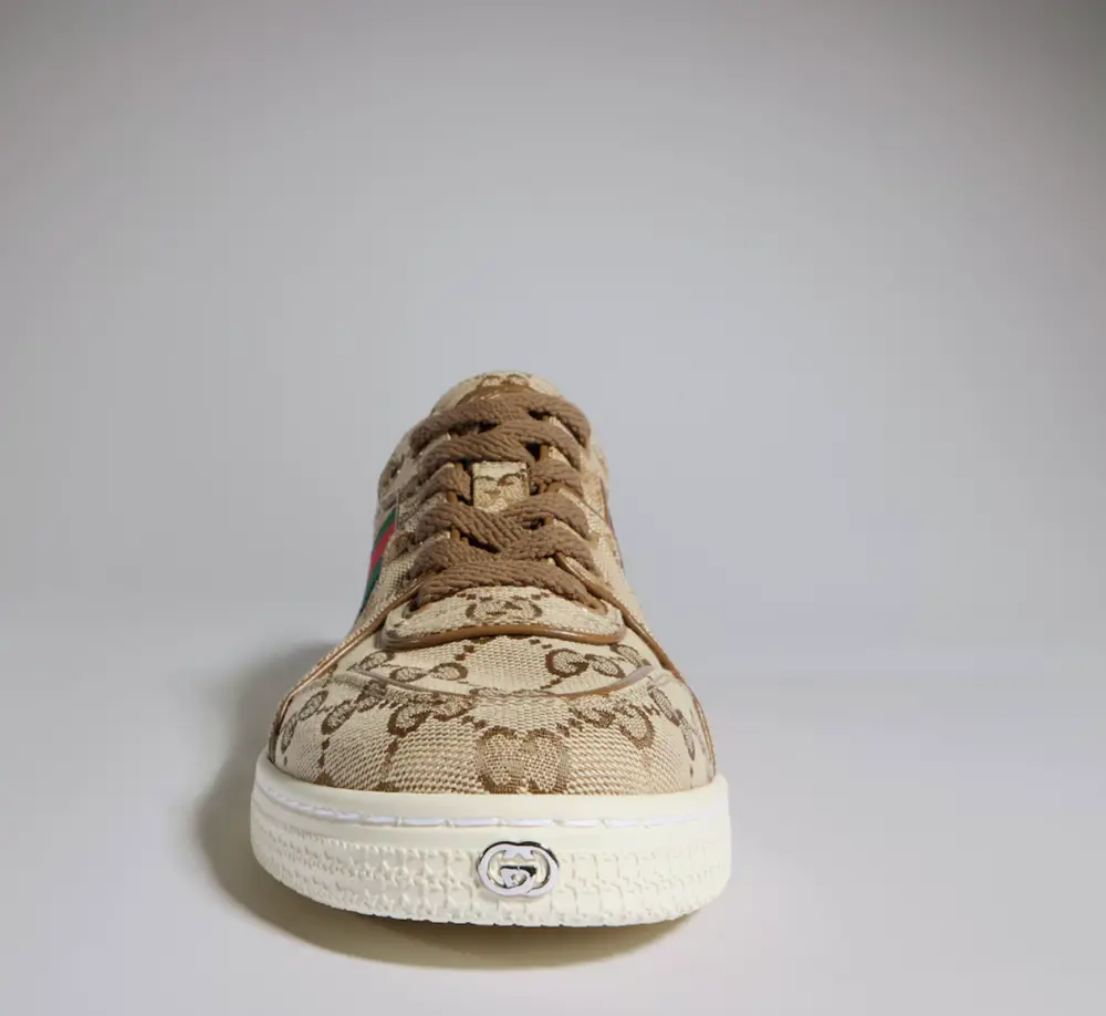 Alternative view of Giày Gucci Stretch Low-Top Sneaker 'Beige' 871611-FAF48-9644