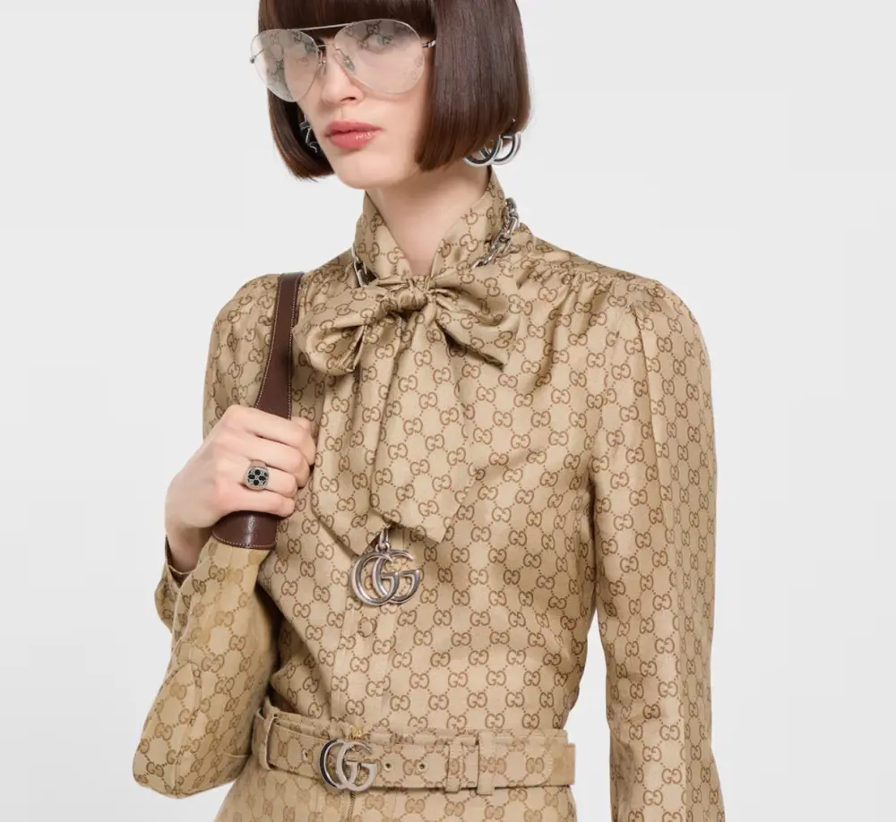 Alternative view of Thắt Lưng Gucci GG Marmont Belt 'Sand' 863293-FAFUT-9611