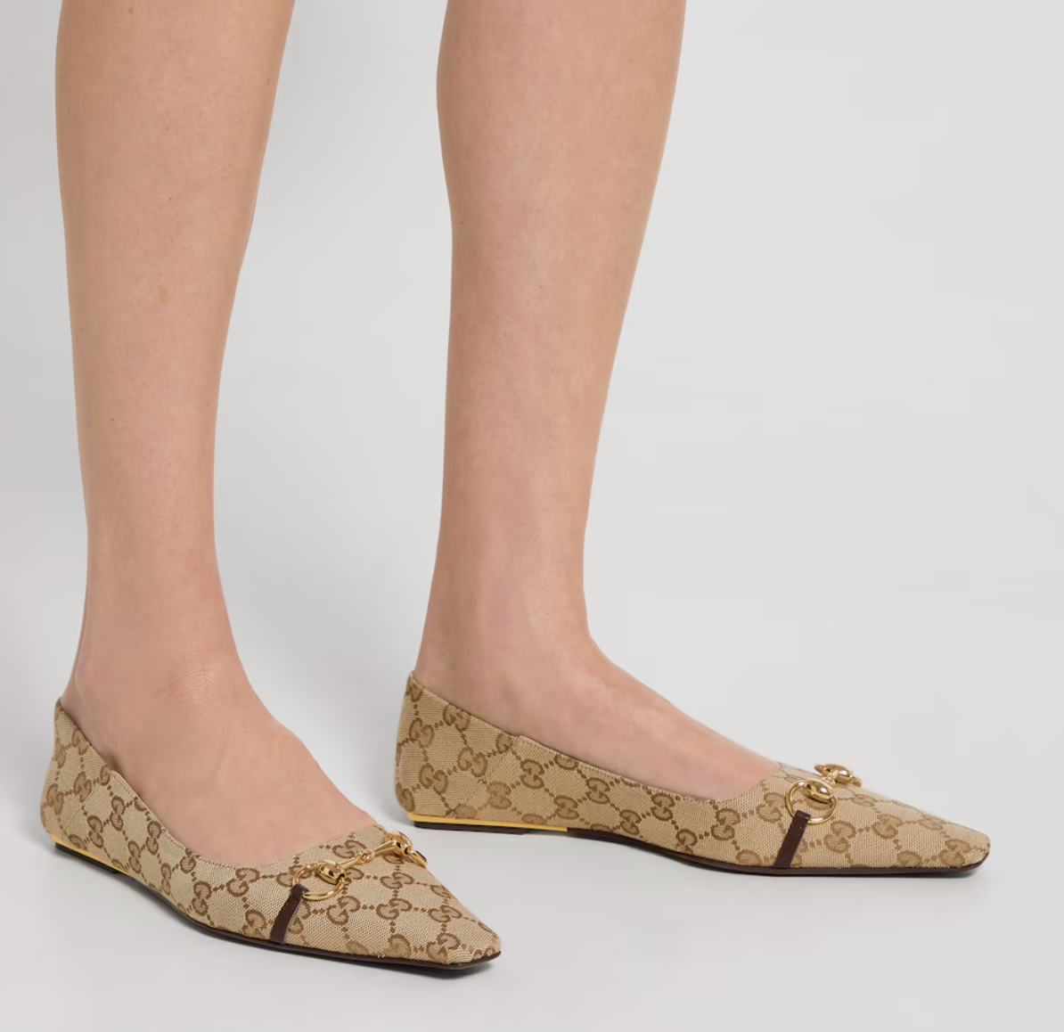 Alternative view of Giày Gucci Vittoria Ballerina 'Sand' 865402-FAFZD-9167