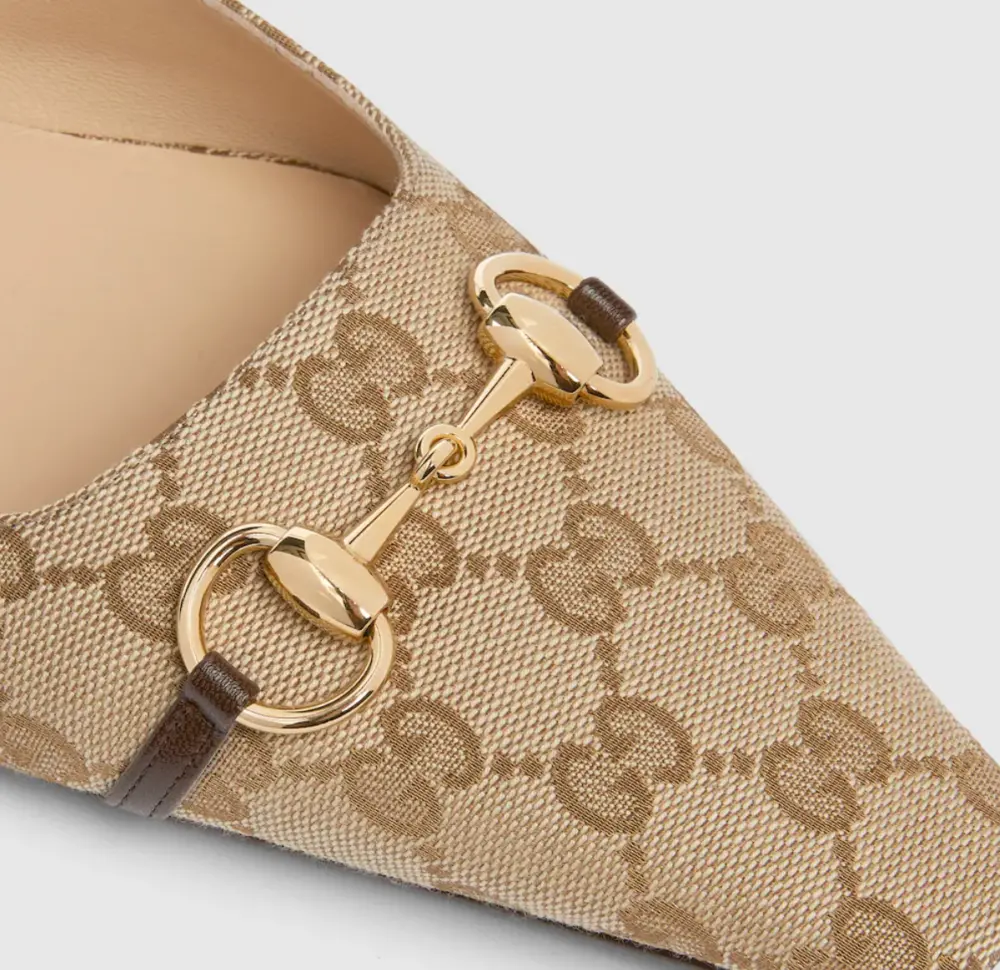 Giày Gucci Vittoria Ballerina 'Sand' 865402-FAFZD-9167 - Ảnh 4