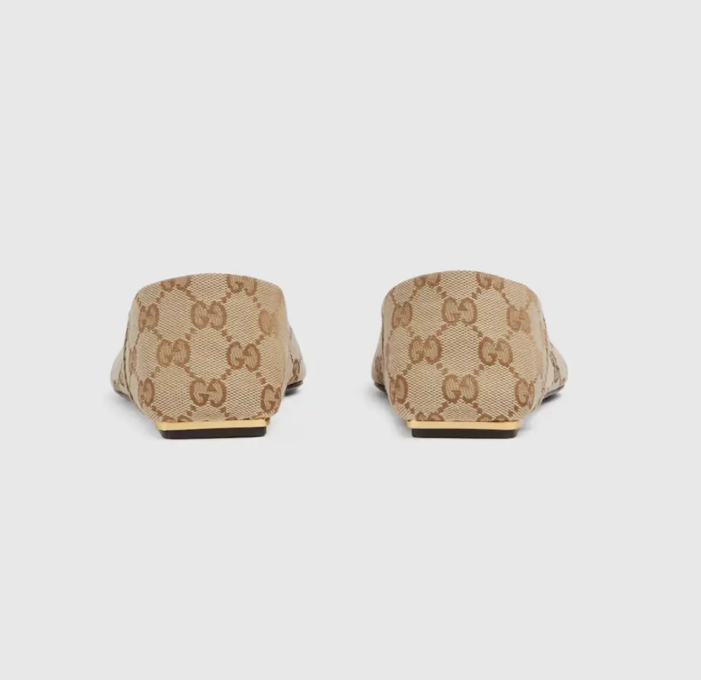 Giày Gucci Vittoria Ballerina 'Sand' 865402-FAFZD-9167 - Ảnh 5