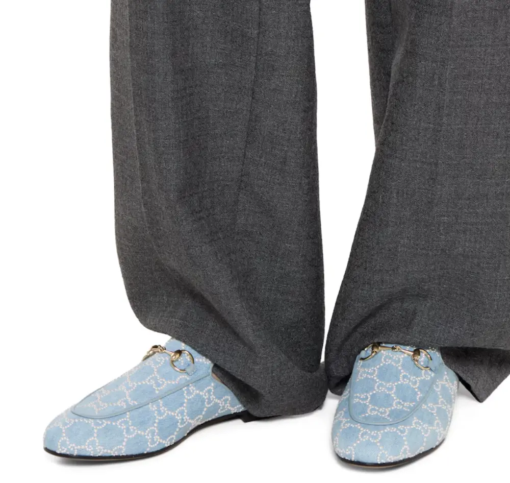 Giày Gucci Princetown Slipper 'Blue' 861711-FAFTM-4963 - Ảnh 3