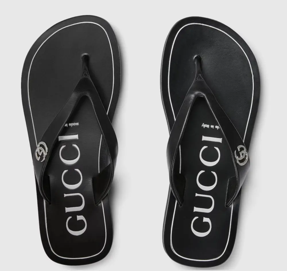 Dép Gucci Thong Sandal 'Black' 854812-0R000-1000 - Ảnh 4