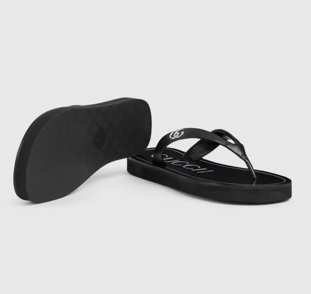 Dép Gucci Thong Sandal 'Black' 854812-0R000-1000 - Ảnh 5