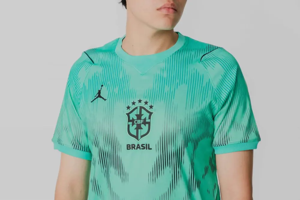 Áo Nike Jordan Brazil 2026 Stadium Goalkeeper Replica IQ3335-369 - Ảnh 3