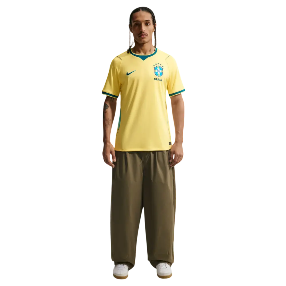Áo Nike Brazil 2024 Home Jersey 'Yellow' FJ4284-706 - Ảnh 3