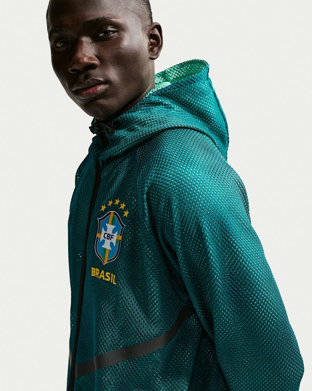 Alternative view of Áo Nike Brazil Dri-FIT Soccer Anthem Jacket IH1757-369
