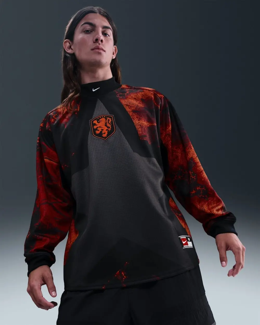Áo Nike Netherlands Authentic Goalkeeper Jersey IO0785-010 - Ảnh 5