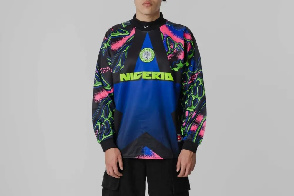 Áo Nike Nigeria Goalkeeper Jersey ‘Black Hyper Pink White’ IO0782-010 - Ảnh 5
