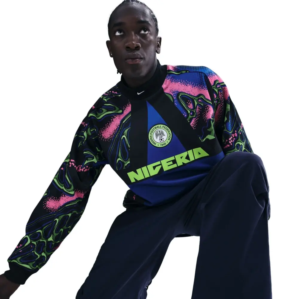 Alternative view of Áo Nike Nigeria Goalkeeper Jersey ‘Black Hyper Pink White’ IO0782-010
