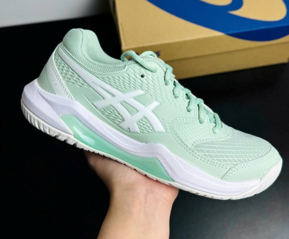 Alternative view of Giày Asics Gel-Dedicate 8 'Lichen Rock White' 1042A237-300