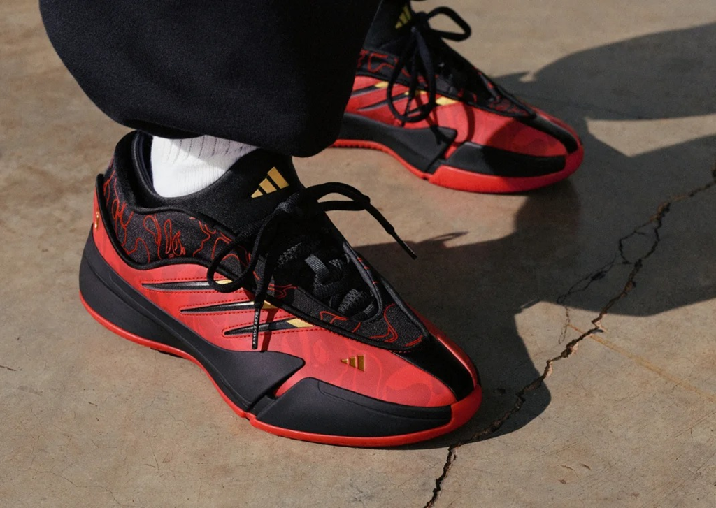 Giày Adidas Dame 9 x A Bathing Ape BAPE 'Red' IH0786 - Ảnh 3