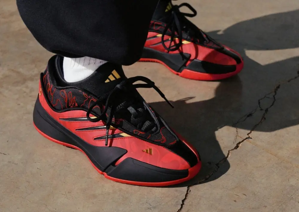 Giày Adidas Dame 9 x A Bathing Ape BAPE 'Red' IH0786 - Ảnh 3