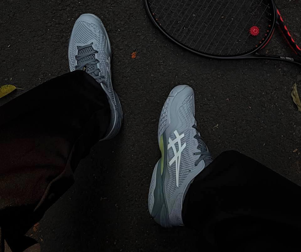 Alternative view of Giày Asics COURT FF 3 'GREY BLUE' 1041A370-404