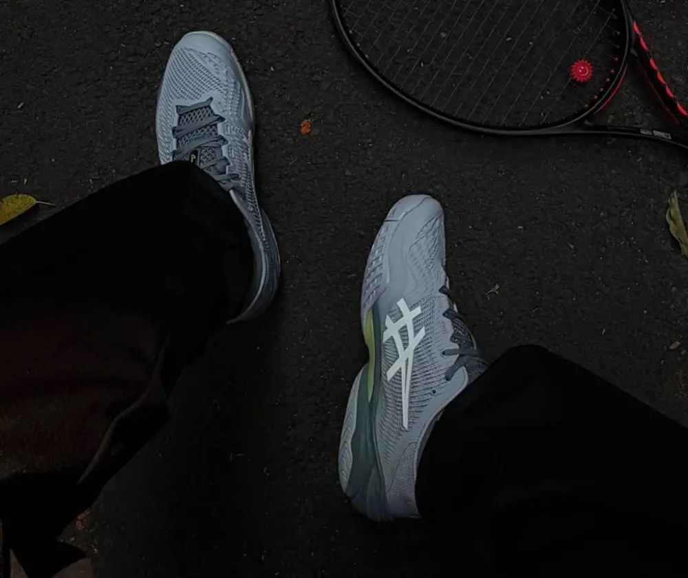 Alternative view of Giày Asics COURT FF 3 'GREY BLUE' 1041A370-404