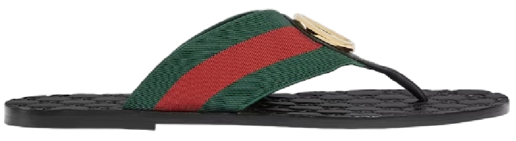 Dép Gucci Riviera Thong Sandal 'Black' 863027-HAAOZ-8449