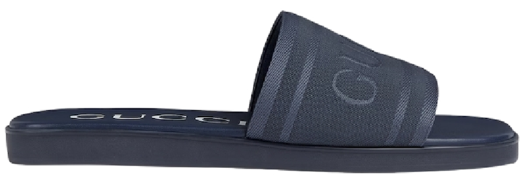 Dép Gucci Sandal Tonal Logo 'Blue' 854485-HAAN9-4157