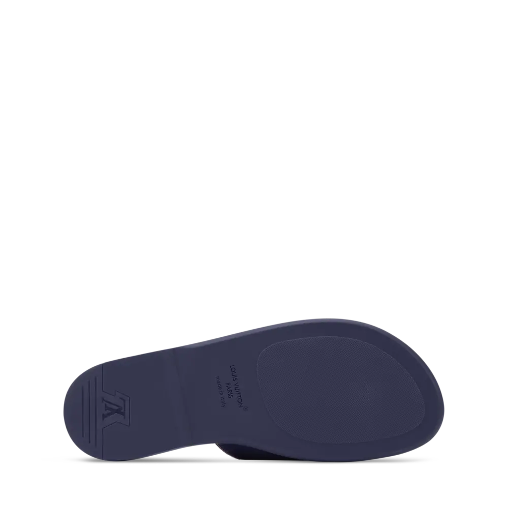 Alternative view of Dép Louis Vuitton LV Portofino Mules 'Navy' 1AJRVN
