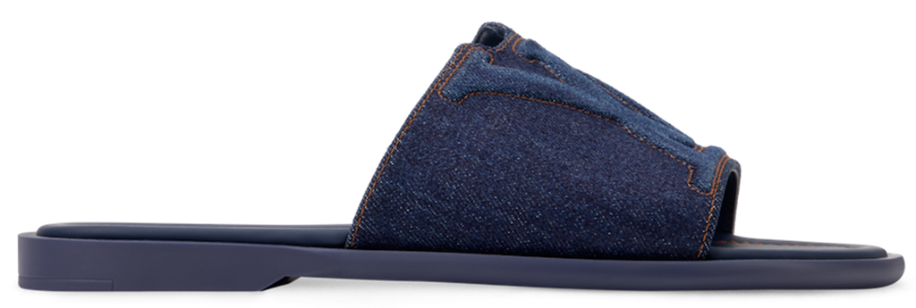 Dép Louis Vuitton LV Portofino Mules 'Navy' 1AJRVN