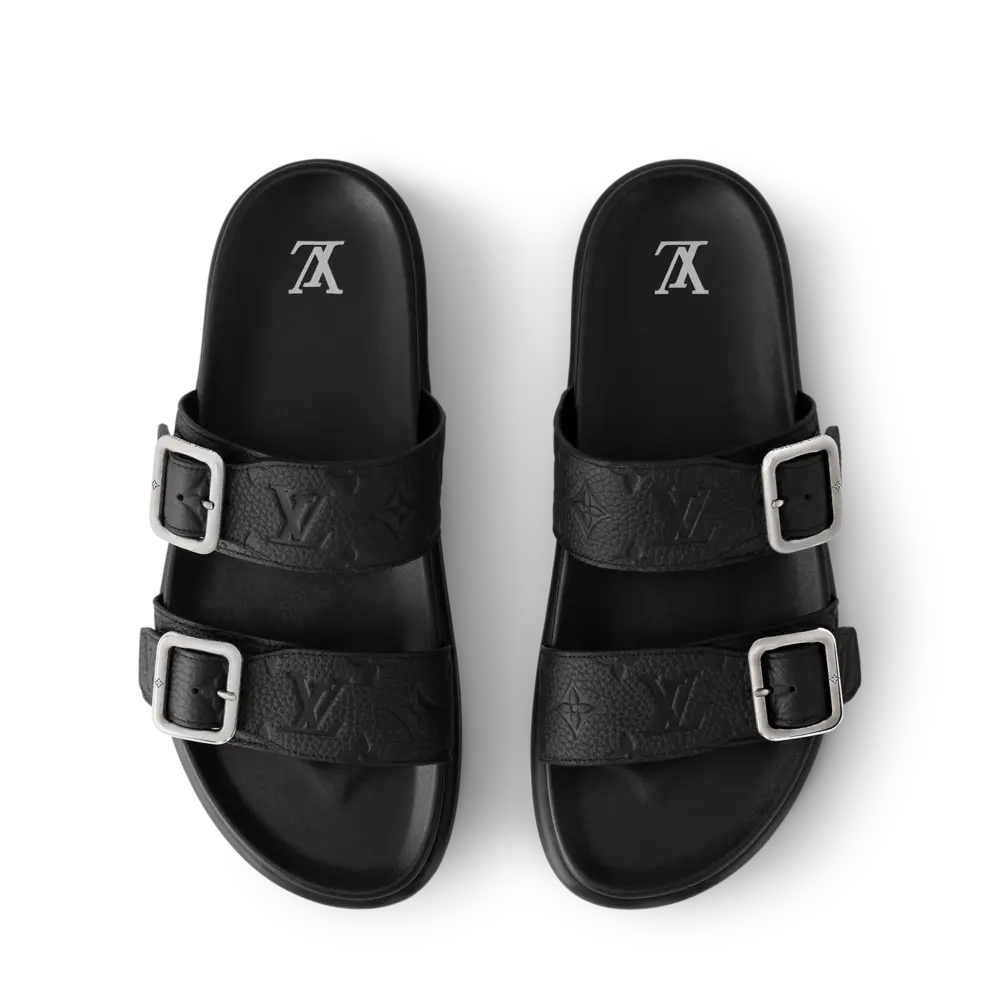 Alternative view of Dép Louis Vuitton LV Venice Mules 'Black' 1AJVDY