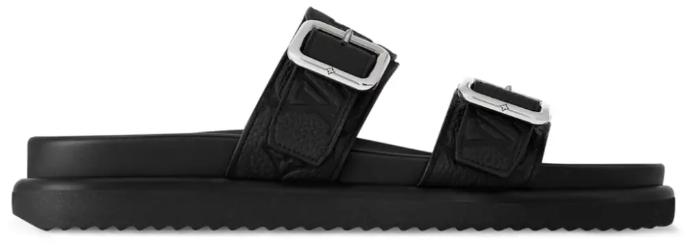 Dép Louis Vuitton LV Venice Mules 'Black' 1AJVDY