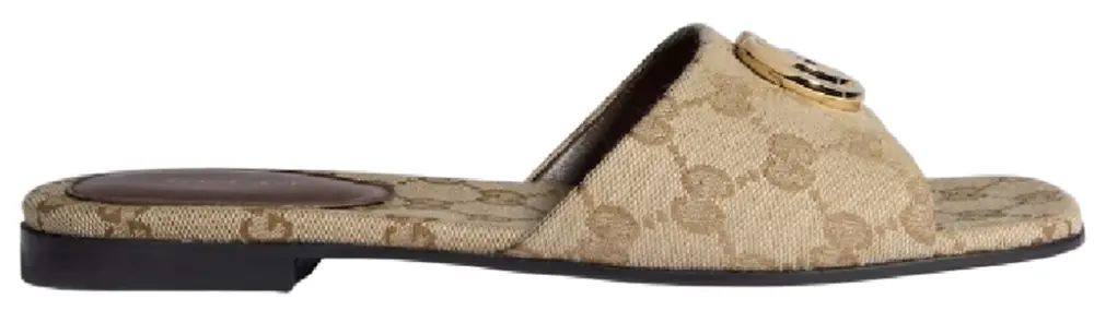 Dép Gucci Sandal Double G 'Sand' 870701-FAFUW-9611
