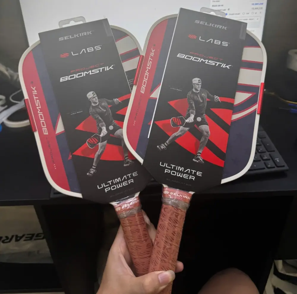 Vợt Pickleball Selkirk LABS Boomstik The 1776 Elongated 16mm - Ảnh 6