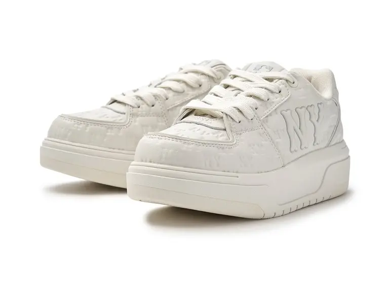 Giày MLB Chunky Liner Embo ‘White’ 3ASXE015N-50WHS - Ảnh 4