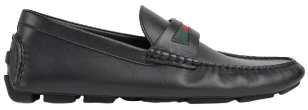 Giày Gucci Driver With Web Detail 'Black' 854080-AAFU2-1060