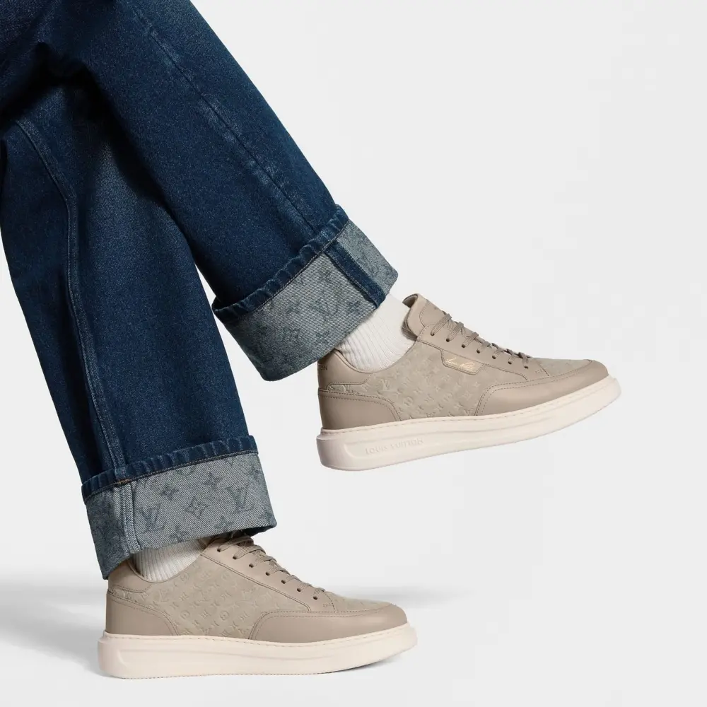 Giày Louis Vuitton Beverly Hills Trainers 'Beige' 1AKBRW - Ảnh 3