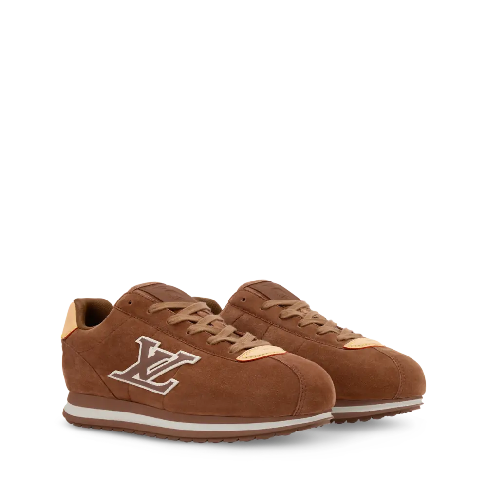 Giày Louis Vuitton LV Buttersoft Trainers 'Cognac' 1AJQQW - Ảnh 3