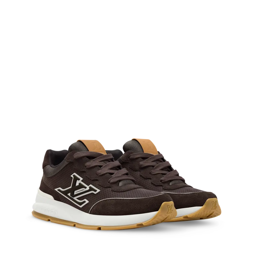 Giày Louis Vuitton LV Classic Trainers 'Brown' 1A002U - Ảnh 4