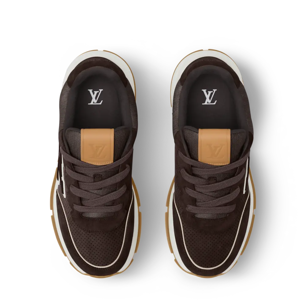 Giày Louis Vuitton LV Classic Trainers 'Brown' 1A002U - Ảnh 5