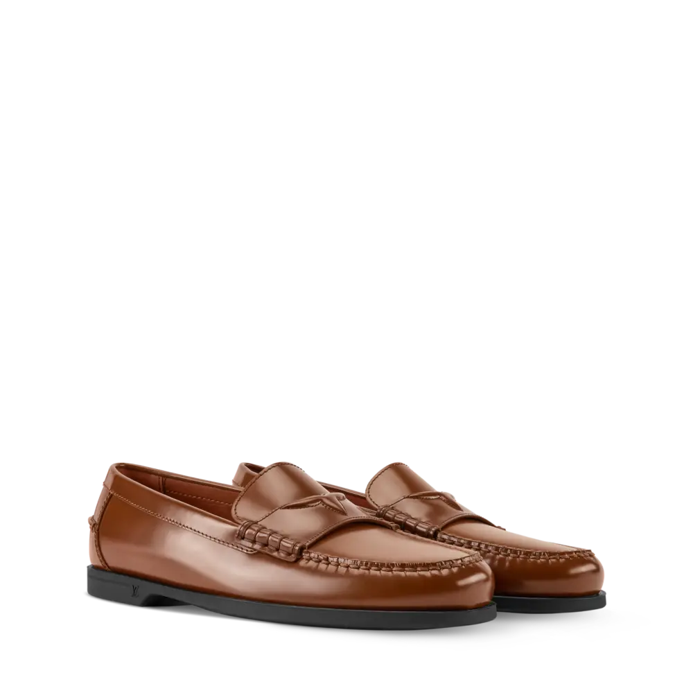 Giày Louis Vuitton LV Croisette Loafers 'Cognac' 1AJTS3 - Ảnh 4