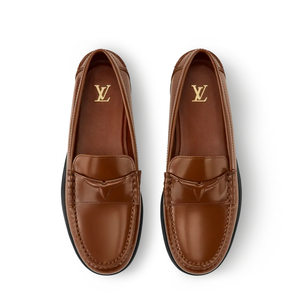 Giày Louis Vuitton LV Croisette Loafers 'Cognac' 1AJTS3 - Ảnh 5