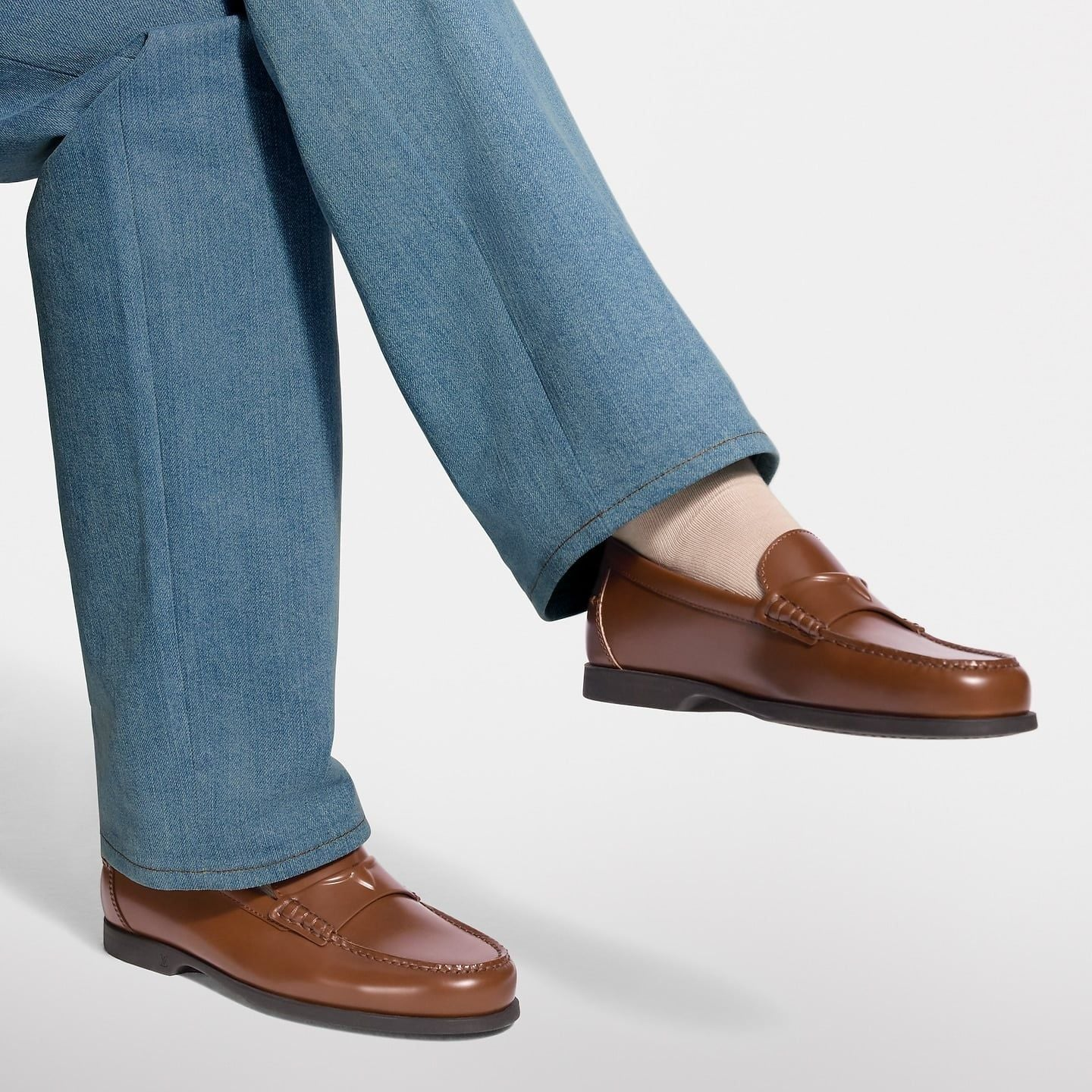 Alternative view of Giày Louis Vuitton LV Croisette Loafers 'Cognac' 1AJTS3