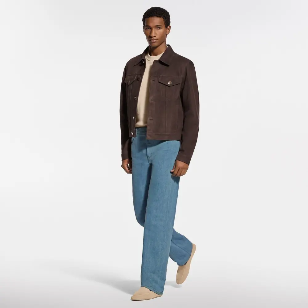 Giày Louis Vuitton LV Horizon Slippers 'Beige' 1AJJAM - Ảnh 4