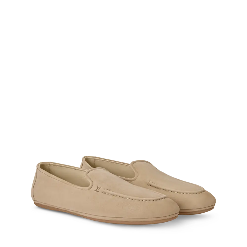 Giày Louis Vuitton LV Horizon Slippers 'Beige' 1AJJAM - Ảnh 3