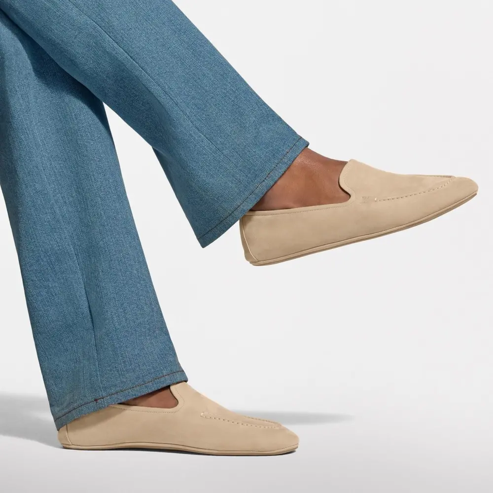 Giày Louis Vuitton LV Horizon Slippers 'Beige' 1AJJAM - Ảnh 6