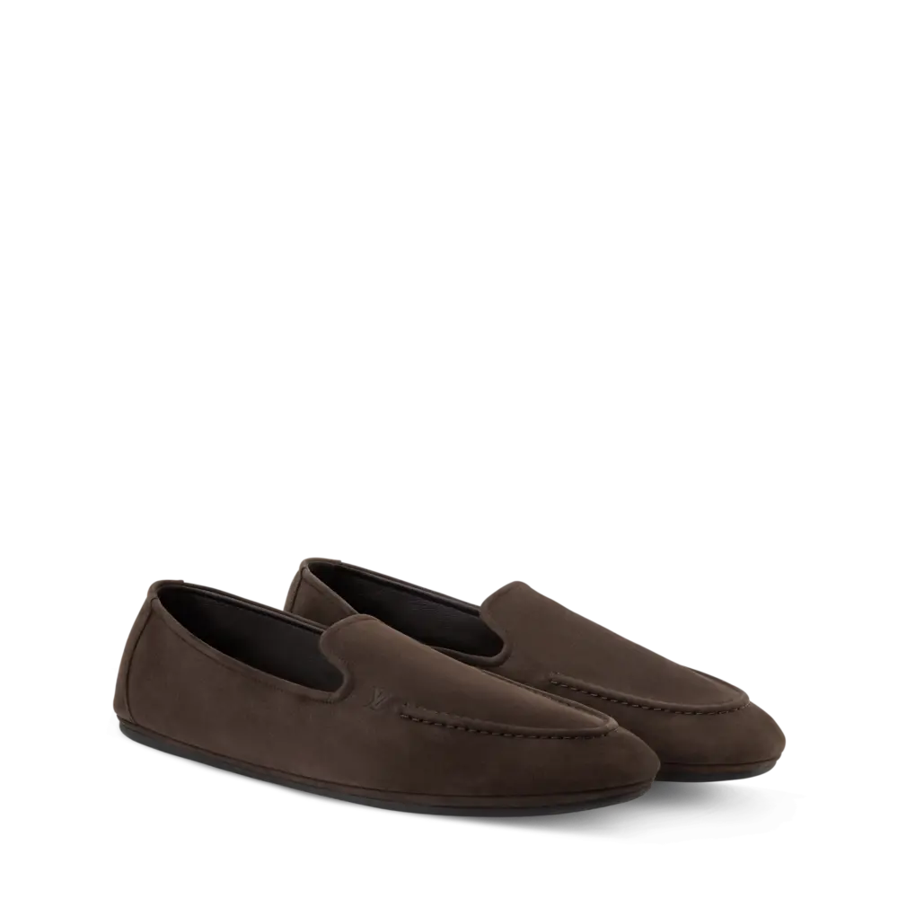 Giày Louis Vuitton LV Horizon Slippers 'Brown' 1AJJA7 - Ảnh 4