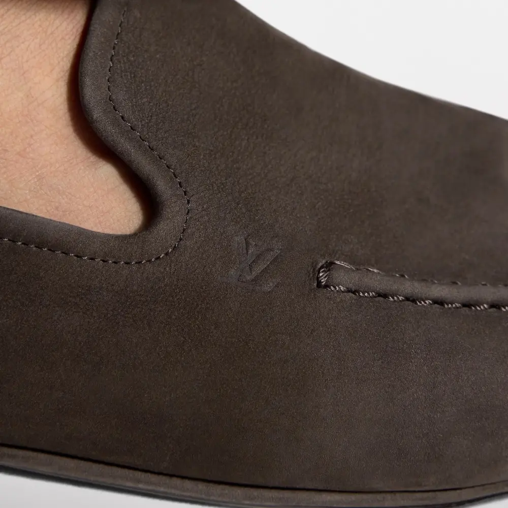 Giày Louis Vuitton LV Horizon Slippers 'Brown' 1AJJA7 - Ảnh 6