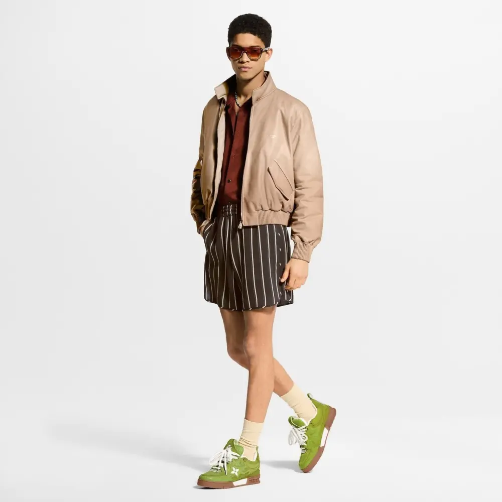 Alternative view of Giày Louis Vuitton LV Skate Trainers 'Green' 1AJWAP