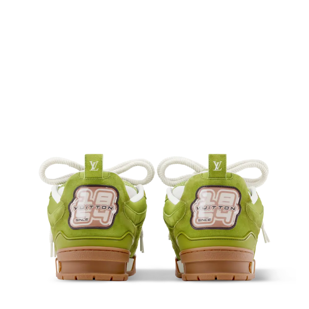 Giày Louis Vuitton LV Skate Trainers 'Green' 1AJWAP - Ảnh 6