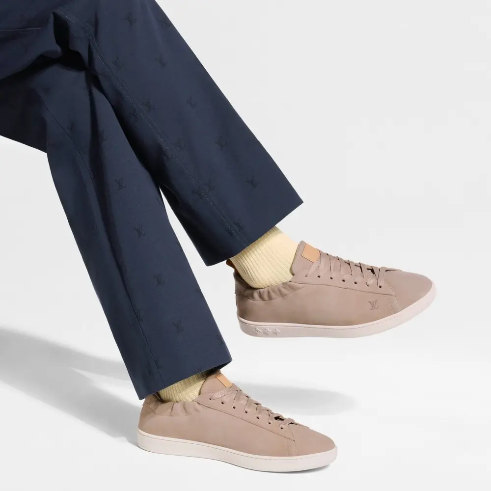 Giày Louis Vuitton LV Soft Trainers 'Beige' 1AJQKA - Ảnh 5