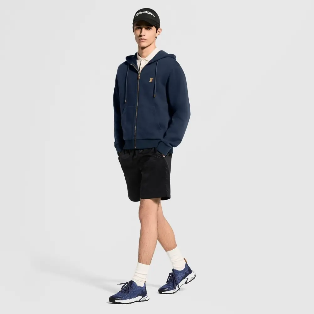 Giày Louis Vuitton LV Tatic Knit Trainers 'Navy' 1AK8IQ - Ảnh 3