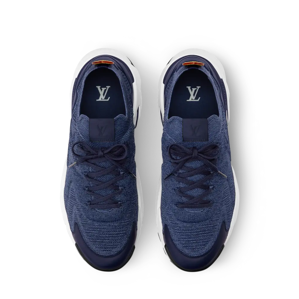Giày Louis Vuitton LV Tatic Knit Trainers 'Navy' 1AK8IQ - Ảnh 5